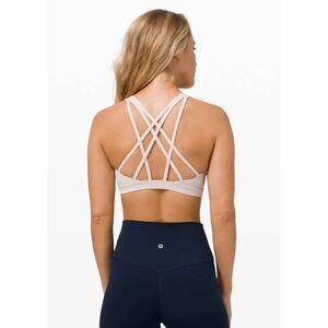 LULULEMON ATHLETICA Free To Be Serene Bra 'Light Support C/D Cup' Size 4